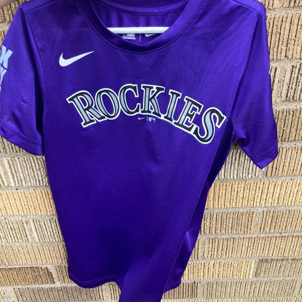 Colorado Rockies Youth Small Jersey Nike Simmons 11 Little League